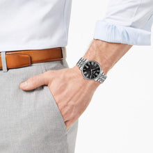 Load image into Gallery viewer, Tissot Carson Premium Black Dial Silver Steel Strap Watch For Men - T122.410.11.053.00