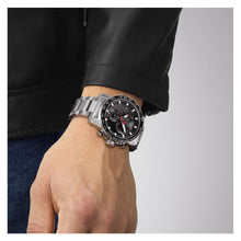 Load image into Gallery viewer, Tissot Supersport Chrono Black Dial Silver Steel Strap Watch For Men - T125.617.11.051.00