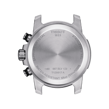 Load image into Gallery viewer, Tissot Supersport Chrono Blue Dial Brown Leather Strap Watch For Men - T125.617.16.041.00
