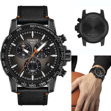Load image into Gallery viewer, Tissot Supersport Chrono Grey Dial Black Nylon Strap Watch For Men - T125.617.36.081.00