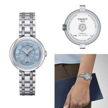 Load image into Gallery viewer, Tissot Bellissima Small Lady Light Blue Dial Silver Steel Strap Watch for Women - T126.010.11.133.00