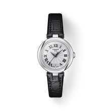 Load image into Gallery viewer, Tissot Bellissima Small Lady Silver Dial Black Leather Strap Watch For Women - T126.010.16.013.00