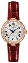 Load image into Gallery viewer, Tissot Bellissima Small Lady Diamonds Silver Dial Brown Leather Strap Watch For Women - T126.207.66.113.00