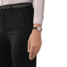 Load image into Gallery viewer, Tissot Bellissima Small Lady Silver Dial Black Leather Strap Watch For Women - T126.010.16.013.00