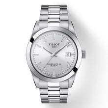Load image into Gallery viewer, Tissot Gentleman Powermatic 80 Silicium Silver Dial Silver Steel Strap Watch For Men - T127.407.11.031.00