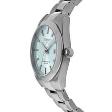 Load image into Gallery viewer, Tissot Gentleman Powermatic 80 Silicium Ice Blue Silver Steel Strap Watch For Men - T127.407.11.351.00