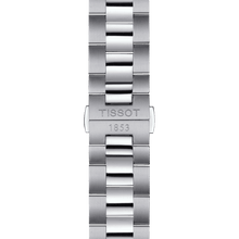 Load image into Gallery viewer, Tissot Gentleman Powermatic 80 Silicium Ice Blue Silver Steel Strap Watch For Men - T127.407.11.351.00