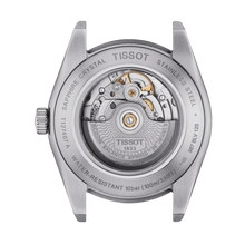 Load image into Gallery viewer, Tissot Gentlemen Powermatic 80 Silicium Blue Dial Brown Leather Strap Watch For Men - T127.407.16.041.00