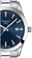 Load image into Gallery viewer, Tissot Gentleman Blue Dial Silver Steel Strap Watch For Men - T127.410.11.041.00