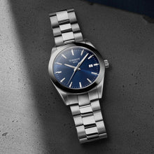 Load image into Gallery viewer, Tissot Gentleman Blue Dial Silver Steel Strap Watch For Men - T127.410.11.041.00