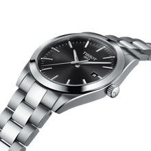Load image into Gallery viewer, Tissot Gentleman Black Dial Silver Steel Strap Watch For Men - T127.410.11.051.00