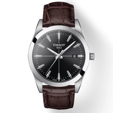 Load image into Gallery viewer, Tissot Gentlemen Black Dial Brown Leather Strap Watch for Men - T127.410.16.051.01