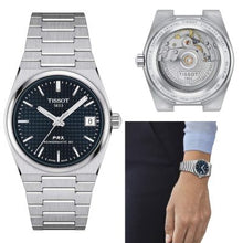 Load image into Gallery viewer, Tissot PRX Powermatic 80 Blue Dial Silver Steel Strap Watch for Men - T137.207.11.041.00