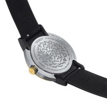 Load image into Gallery viewer, Tissot Heritage Memphis Lady White Dial Black Rubber Strap Watch For Women - T120.210.17.011.00