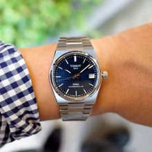 Load image into Gallery viewer, Tissot PRX Powermatic 80 Blue Dial Silver Steel Strap Watch for Men - T137.207.11.041.00