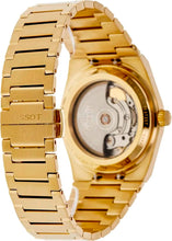 Load image into Gallery viewer, Tissot PRX Powermatic 80 Gold Dial Gold Steel Strap Watch for Men - T137.207.33.021.00