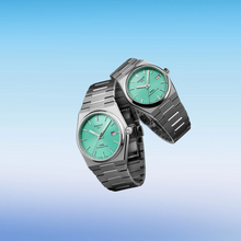 Load image into Gallery viewer, Tissot PRX Powermatic 80 Automatic Mint Green Dial Silver Steel Strap Watch for Men - T137.407.11.091.01