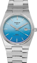 Load image into Gallery viewer, Tissot PRX Powermatic 80 Gradient Blue Dial Silver Steel Strap Watch for Men - T137.407.11.351.01