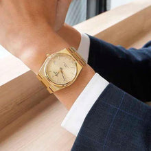 Load image into Gallery viewer, Tissot PRX Powermatic 80 Gold Dial Gold Steel Strap Watch for Men - T137.407.33.021.00