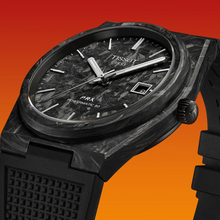 Load image into Gallery viewer, Tissot PRX Powermatic 80 Carbon Black Dial Black Rubber Strap Watch for Men - T137.907.97.201.00