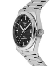Load image into Gallery viewer, Tissot PRX Powermatic 80 Black Dial Silver Steel Strap Watch for Men - T137.207.11.051.00