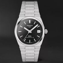Load image into Gallery viewer, Tissot PRX Powermatic 80 Black Dial Silver Steel Strap Watch for Men - T137.207.11.051.00