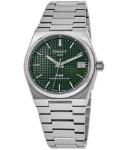 Load image into Gallery viewer, Tissot PRX Powermatic 80 Green Dial Silver Steel Strap Watch for Men - T137.207.11.091.00