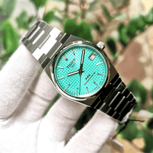 Load image into Gallery viewer, Tissot PRX Powermatic 80 Light Green Dial Silver Steel Strap Watch for Men - T137.207.11.091.01