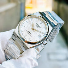 Load image into Gallery viewer, Tissot PRX Powermatic 80 White Dial Silver Steel Strap Watch for Men - T137.207.11.111.00