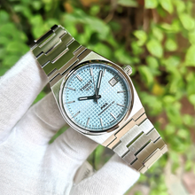 Load image into Gallery viewer, Tissot PRX Powermatic 80 Ice Blue Dial Silver Steel Strap Watch for Men - T137.207.11.351.00