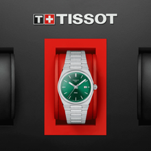 Load image into Gallery viewer, Tissot PRX Green Dial Silver Steel Strap Unisex Watch  - T137.210.11.091.00