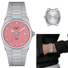Load image into Gallery viewer, Tissot PRX Quartz Pink Dial Silver Steel Strap Watch for Women - T137.210.11.331.00