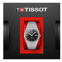 Load image into Gallery viewer, Tissot PRX Powermatic 80 Black Dial Silver Steel Strap Watch For Men - T137.407.11.051.00