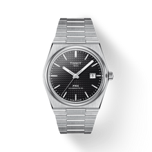 Load image into Gallery viewer, Tissot PRX Powermatic 80 Black Dial Silver Steel Strap Watch for Men - T137.407.11.051.00