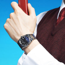 Load image into Gallery viewer, Tissot Powermatic 80 Automatic Gradient Blue Dial Silver Steel Strap Watch for Men - T137.407.11.051.01