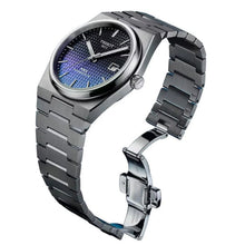 Load image into Gallery viewer, Tissot Powermatic 80 Automatic Gradient Blue Dial Silver Steel Strap Watch for Men - T137.407.11.051.01