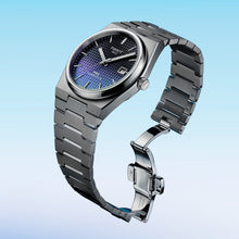 Load image into Gallery viewer, Tissot Powermatic 80 Automatic Gradient Blue Dial Silver Steel Strap Watch for Men - T137.407.11.051.01