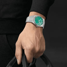Load image into Gallery viewer, Tissot PRX Powermatic 80 Automatic Mint Green Dial Silver Steel Strap Watch for Men - T137.407.11.091.01