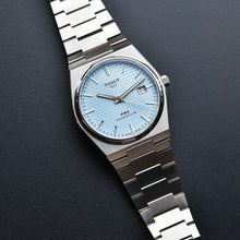 Load image into Gallery viewer, Tissot PRX Powermatic 80 Ice Blue Tiffany Dial Silver Steel Strap Watch for Men - T137.407.11.351.00