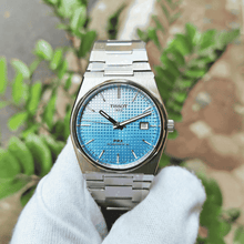 Load image into Gallery viewer, Tissot PRX Powermatic 80 Gradient Blue Dial Silver Steel Strap Watch for Men - T137.407.11.351.01