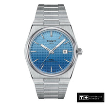 Load image into Gallery viewer, Tissot PRX Powermatic 80 Gradient Blue Dial Silver Steel Strap Watch for Men - T137.407.11.351.01