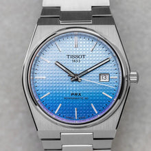 Load image into Gallery viewer, Tissot PRX Powermatic 80 Gradient Blue Dial Silver Steel Strap Watch for Men - T137.407.11.351.01