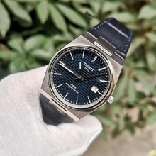 Load image into Gallery viewer, Tissot PRX Powermatic 80 Blue Dial Blue Leather Strap Watch for Men - T137.407.16.041.00