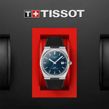 Load image into Gallery viewer, Tissot PRX Powermatic 80 Blue Dial Black Rubber Strap Watch for Men - T137.407.17.041.00