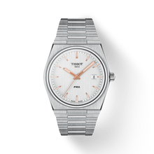 Load image into Gallery viewer, Tissot PRX Quartz Silver Dial Silver Steel Strap Watch for Men - T137.410.11.031.00