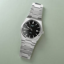 Load image into Gallery viewer, Tissot PRX Quartz Black Dial Silver Steel Strap Watch For Men - T137.410.11.051.00