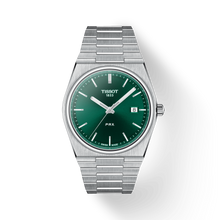 Load image into Gallery viewer, Tissot PRX Green Dial Silver Steel Strap Watch For Men - T137.410.11.091.00