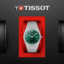 Load image into Gallery viewer, Tissot PRX Green Dial Silver Steel Strap Watch For Men - T137.410.11.091.00