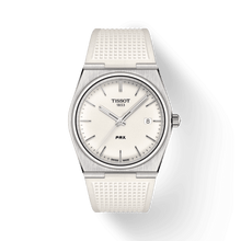 Load image into Gallery viewer, Tissot PRX 40 White Dial White Rubber Strap Watch For Men -  T137.410.17.011.00