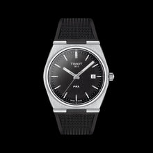 Load image into Gallery viewer, Tissot PRX Black Dial Black Rubber Strap Watch For Men - T137.410.17.051.00